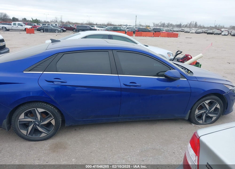 2022 HYUNDAI ELANTRA HYBRID LIMITED VIN: KMHLN4AJ7NU015152