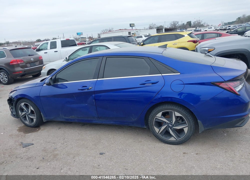 2022 HYUNDAI ELANTRA HYBRID LIMITED VIN: KMHLN4AJ7NU015152