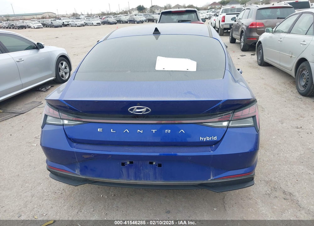 2022 HYUNDAI ELANTRA HYBRID LIMITED VIN: KMHLN4AJ7NU015152
