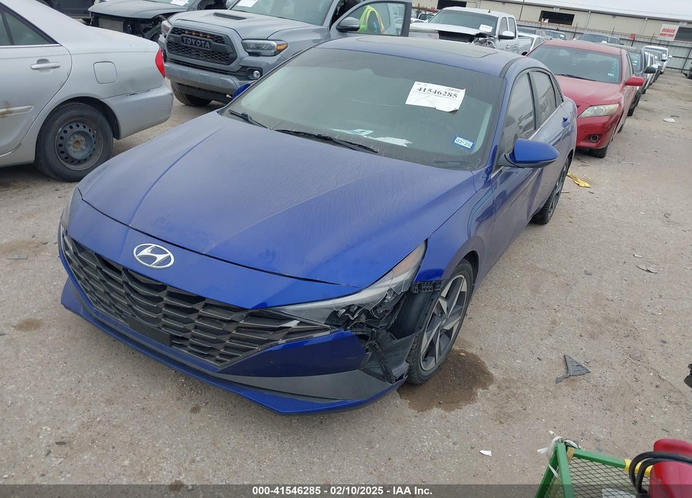 2022 HYUNDAI ELANTRA HYBRID LIMITED VIN: KMHLN4AJ7NU015152