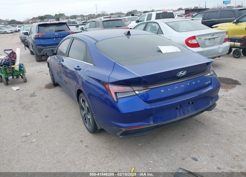 2022 HYUNDAI ELANTRA HYBRID LIMITED VIN: KMHLN4AJ7NU015152