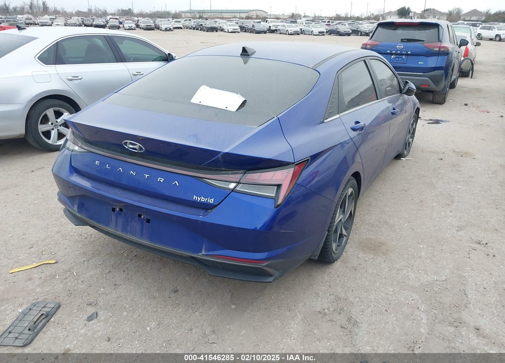 2022 HYUNDAI ELANTRA HYBRID LIMITED VIN: KMHLN4AJ7NU015152