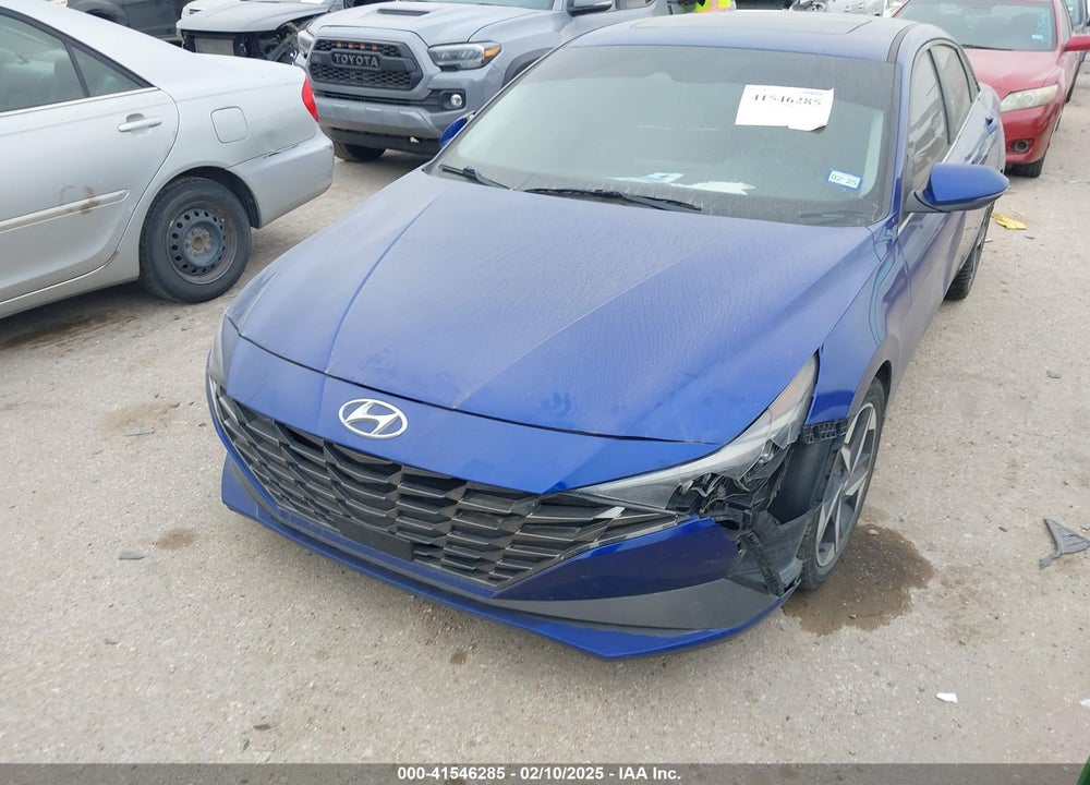 2022 HYUNDAI ELANTRA HYBRID LIMITED VIN: KMHLN4AJ7NU015152