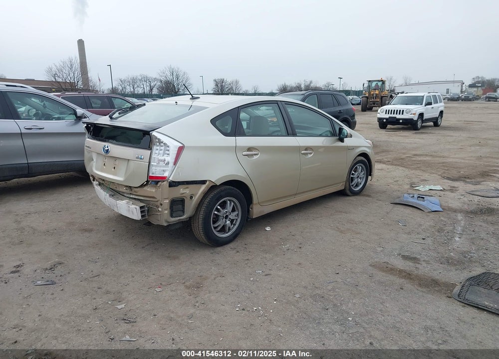 2010 TOYOTA PRIUS VIN: JTDKN3DUXA0025837