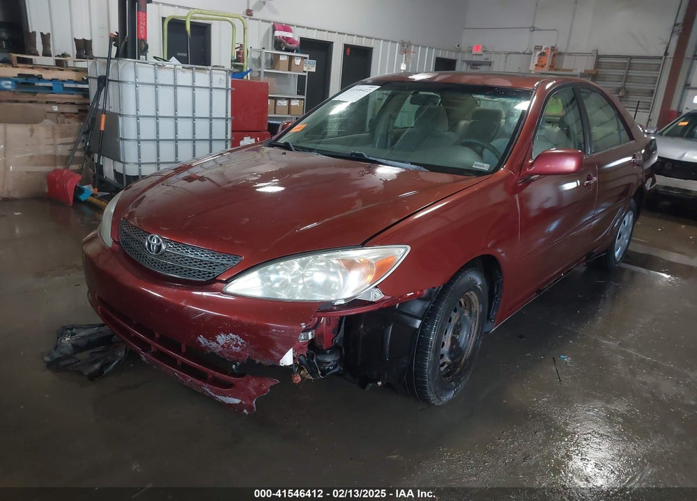 2002 TOYOTA CAMRY LE VIN: 4T1BE32K52U062866
