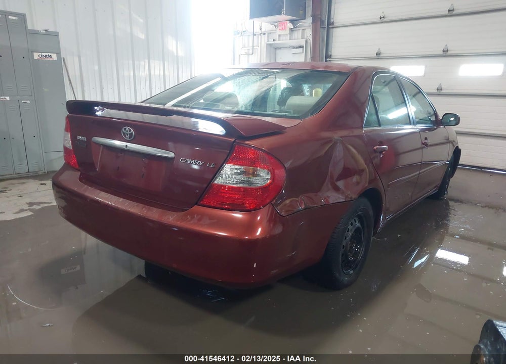 2002 TOYOTA CAMRY LE VIN: 4T1BE32K52U062866