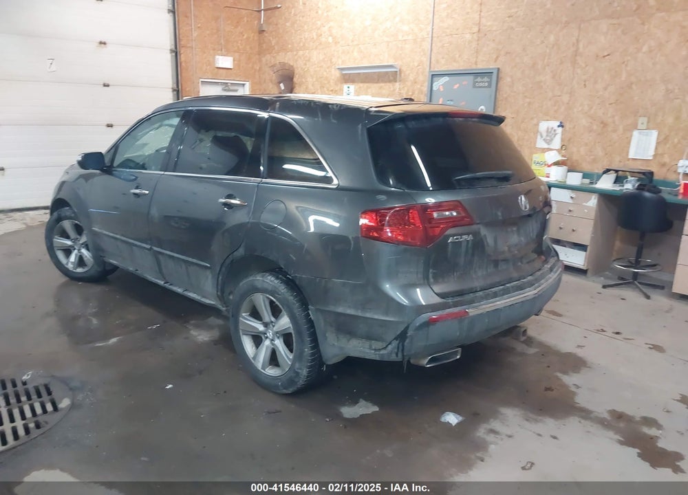 2011 ACURA MDX VIN: 2HNYD2H44BH538512