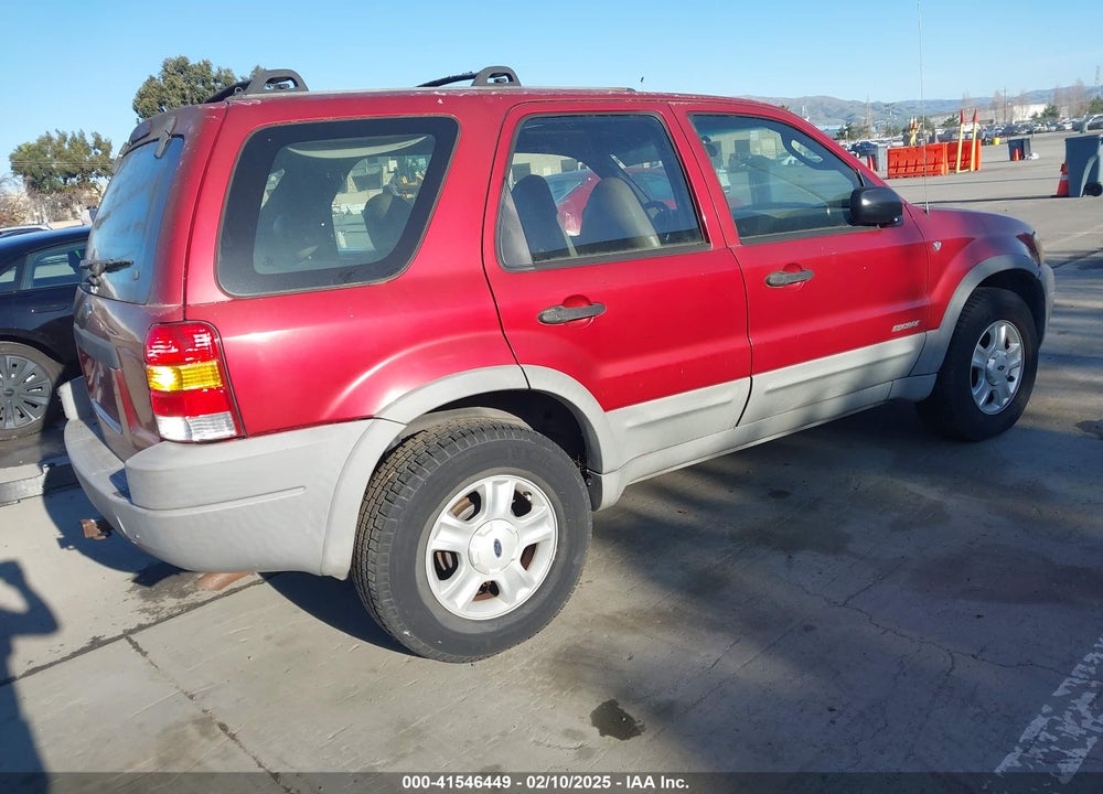 2001 FORD ESCAPE XLT VIN: 1FMYU04151KC54900