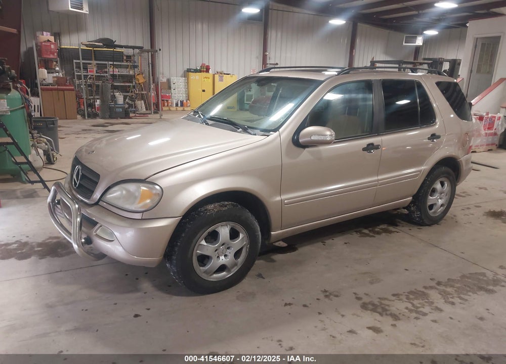 2002 MERCEDES-BENZ ML 320 VIN: 4JGAB54E52A296384