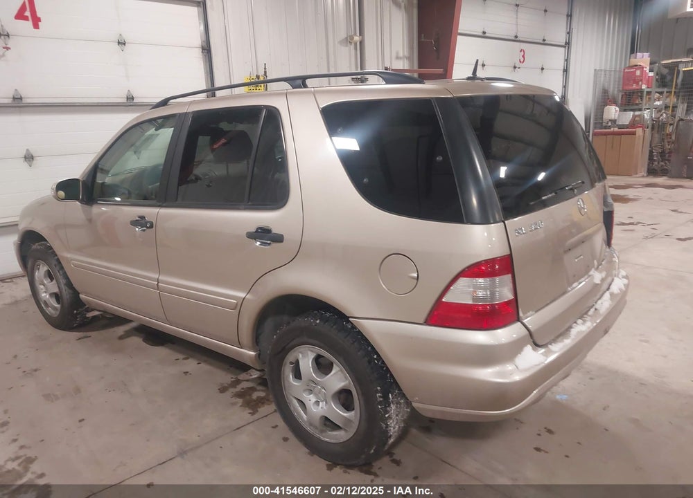 2002 MERCEDES-BENZ ML 320 VIN: 4JGAB54E52A296384