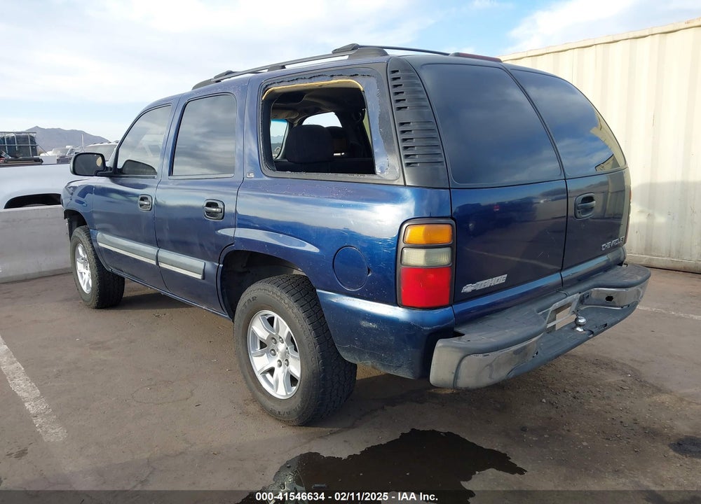 2002 CHEVROLET TAHOE LS VIN: 1GNEC13T92R184255