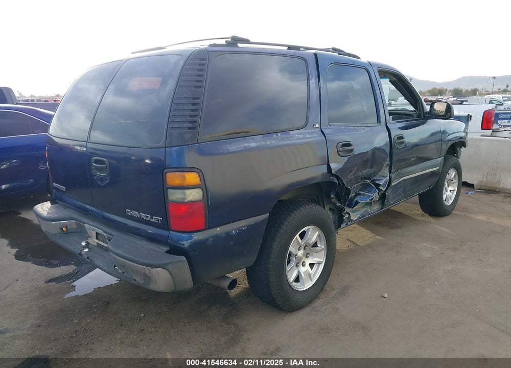 2002 CHEVROLET TAHOE LS VIN: 1GNEC13T92R184255