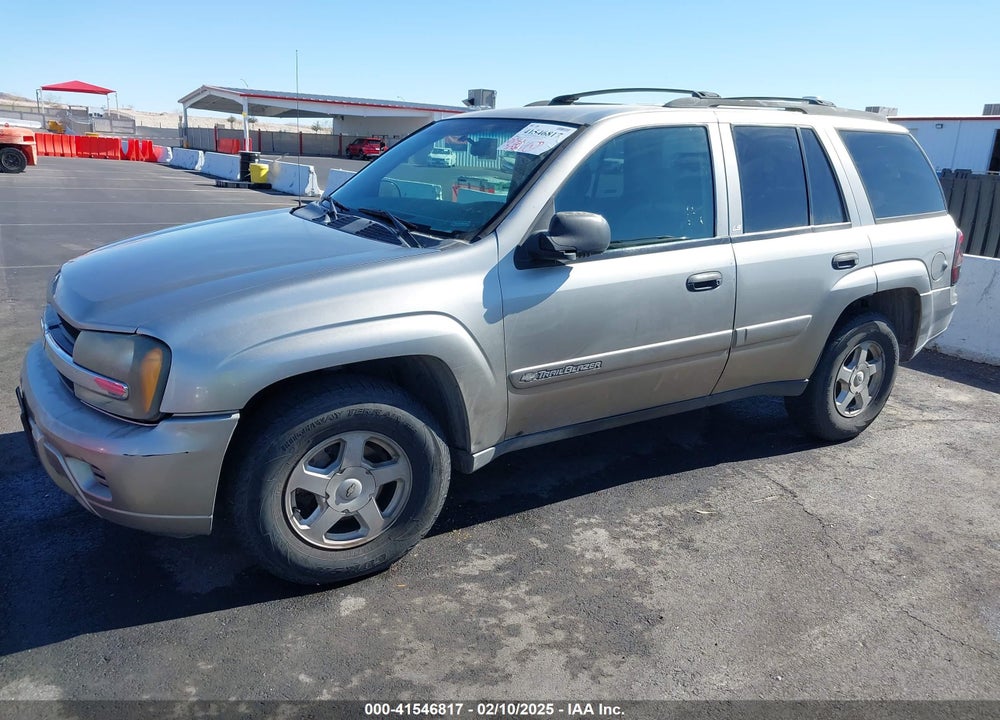 2002 CHEVROLET TRAILBLAZER LS VIN: 1GNDS13S122245399