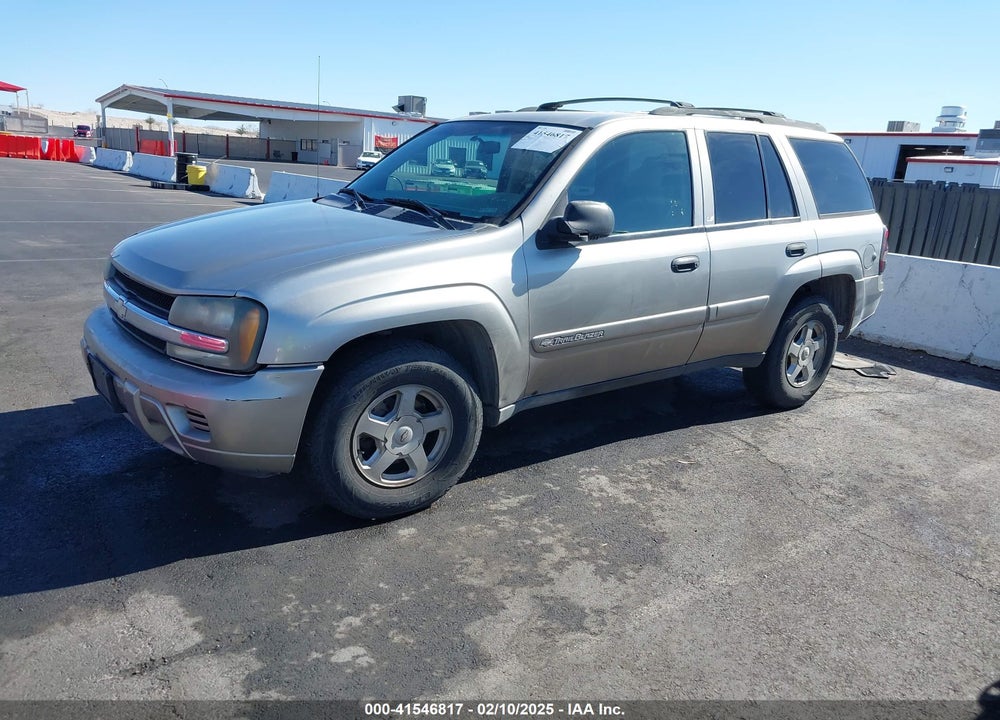 2002 CHEVROLET TRAILBLAZER LS VIN: 1GNDS13S122245399