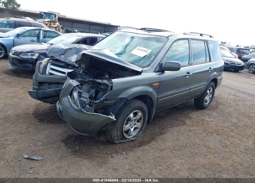 2008 HONDA PILOT EX-L VIN: 5FNYF28578B002404