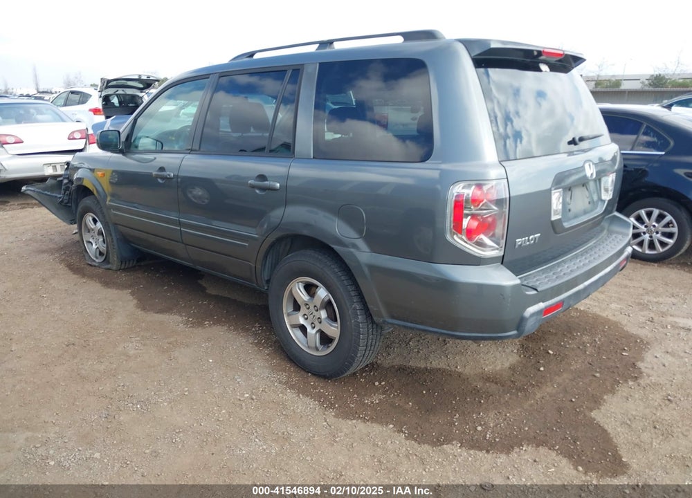 2008 HONDA PILOT EX-L VIN: 5FNYF28578B002404