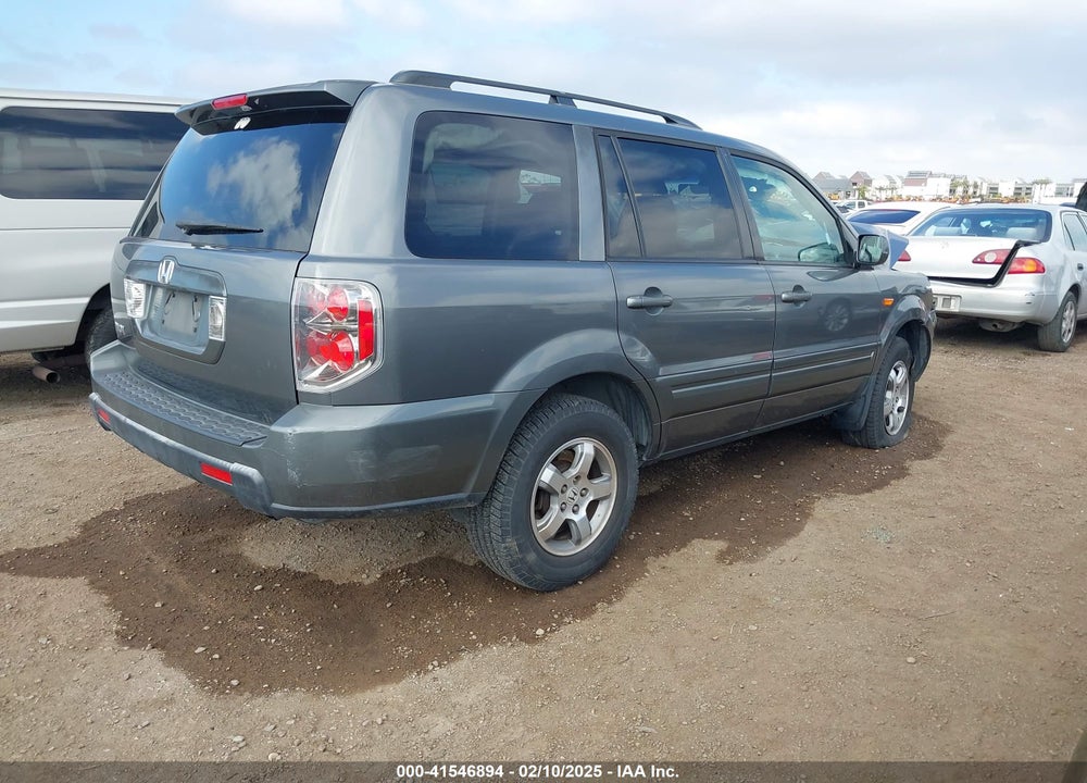 2008 HONDA PILOT EX-L VIN: 5FNYF28578B002404