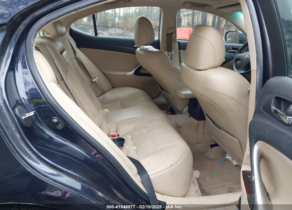 2007 LEXUS IS VIN: JTHCK262772010176