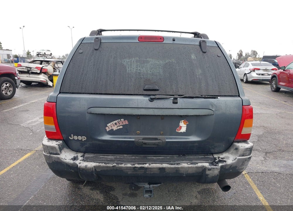 2000 JEEP GRAND CHEROKEE LAREDO VIN: 1J4G248S3YC356808