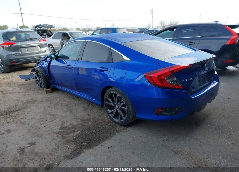 2019 HONDA CIVIC VIN: 19XFC2F85KE209271