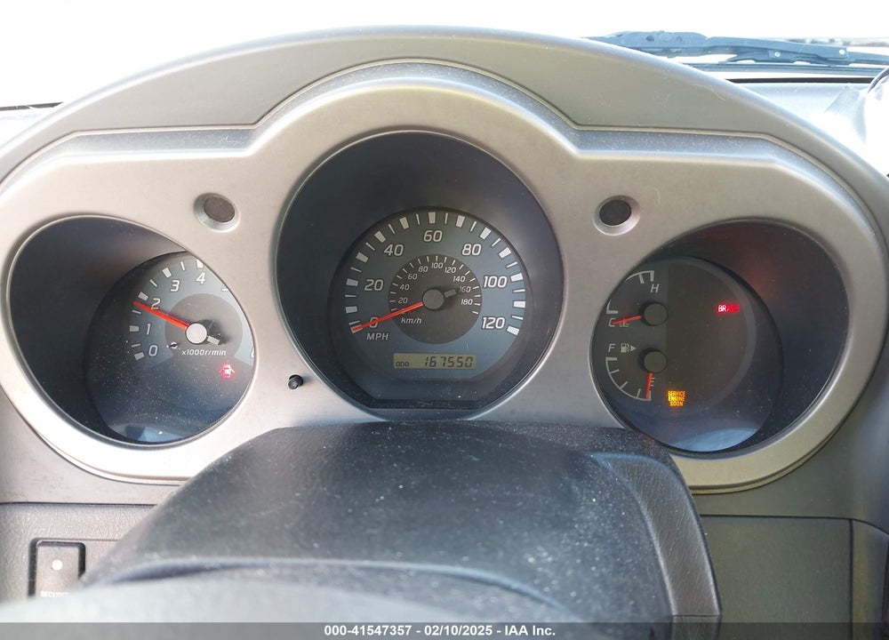 2002 NISSAN XTERRA VIN: 5N1ED28T12C540779