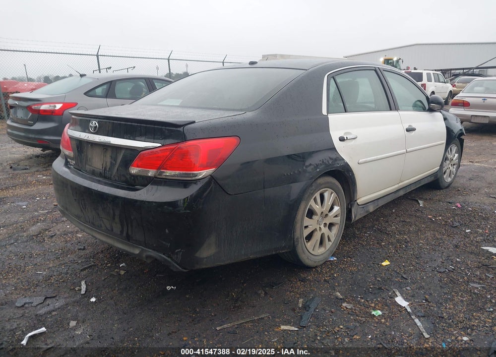 2011 TOYOTA AVALON VIN: 4T1BK3DB1BU431163