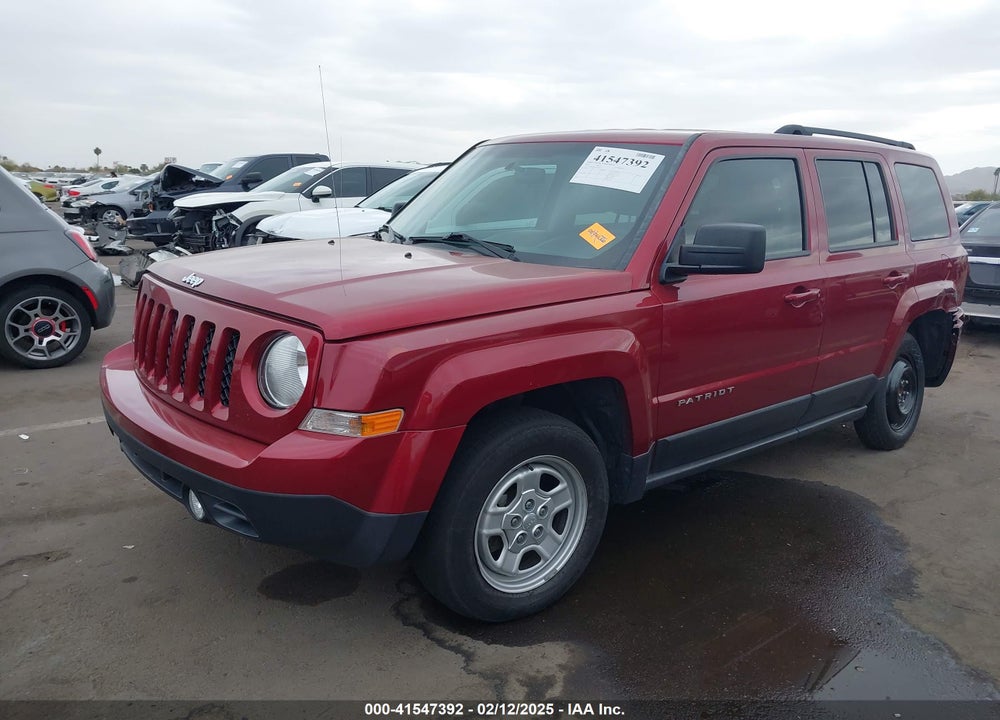 2015 JEEP PATRIOT SPORT VIN: 1C4NJPBB8FD264319