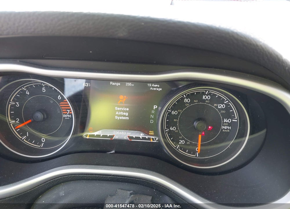 2016 JEEP CHEROKEE TRAILHAWK VIN: 1C4PJMBB6GW335837
