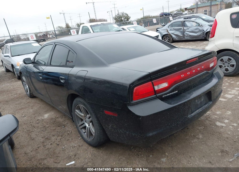 2013 DODGE CHARGER VIN: 2C3CDXBG6DH639364