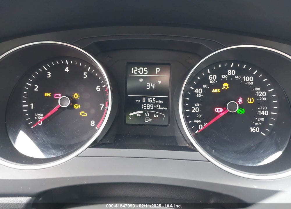 2017 VOLKSWAGEN JETTA VIN: 3VW2B7AJ8HM224240