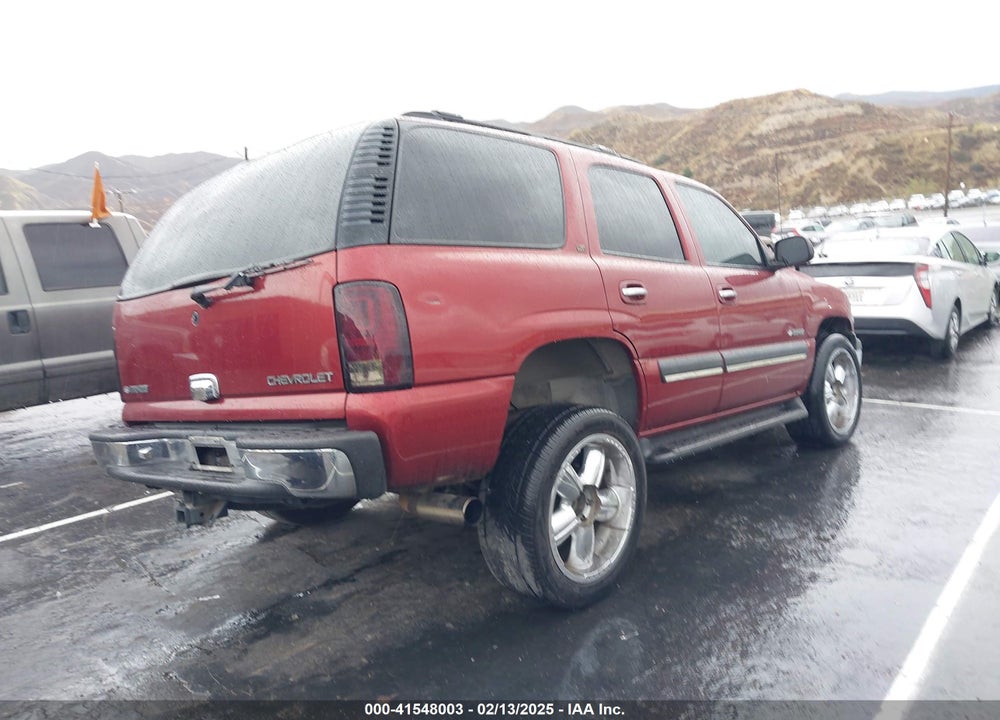 2001 CHEVROLET TAHOE LT VIN: 1GNEC13T91R195058