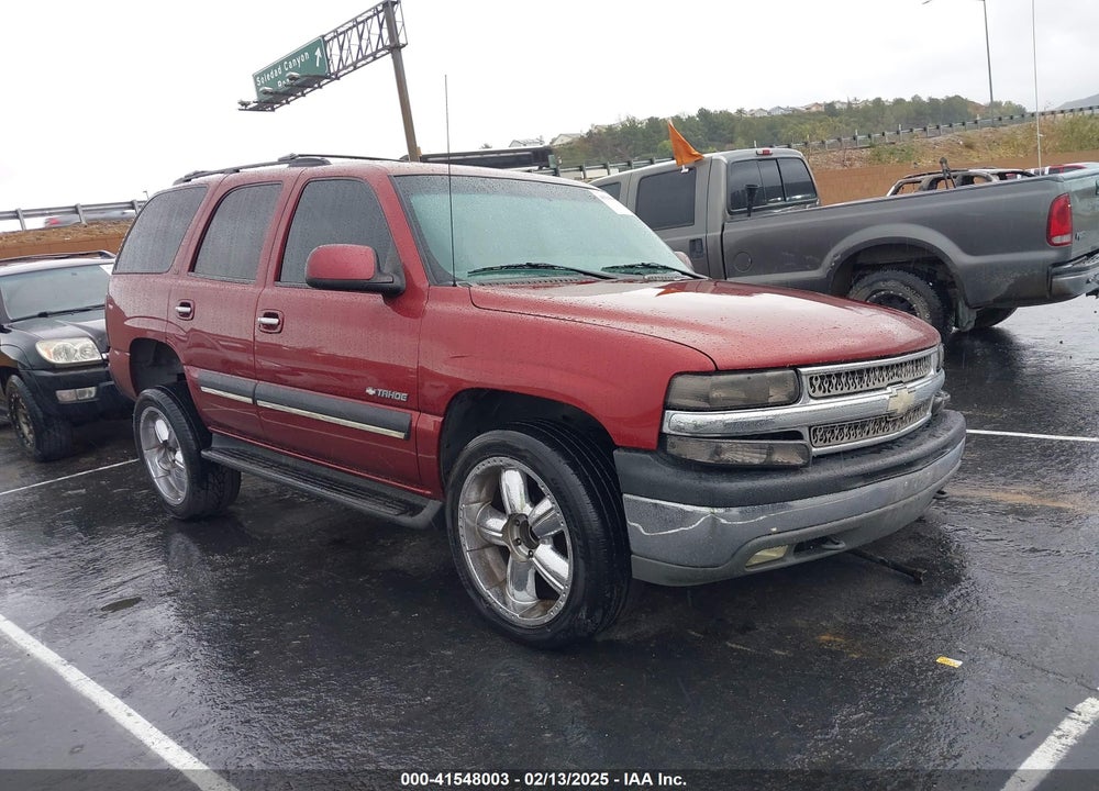 2001 CHEVROLET TAHOE LT VIN: 1GNEC13T91R195058