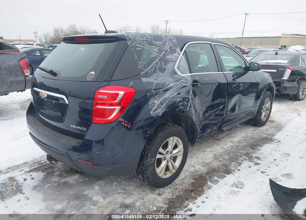 2016 CHEVROLET EQUINOX LS VIN: 2GNALBEK8G1163096