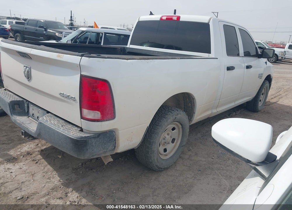 2022 RAM 1500 CLASSIC TRADESMAN 4X4 6'4 BOX VIN: 1C6RR7FG8NS244914
