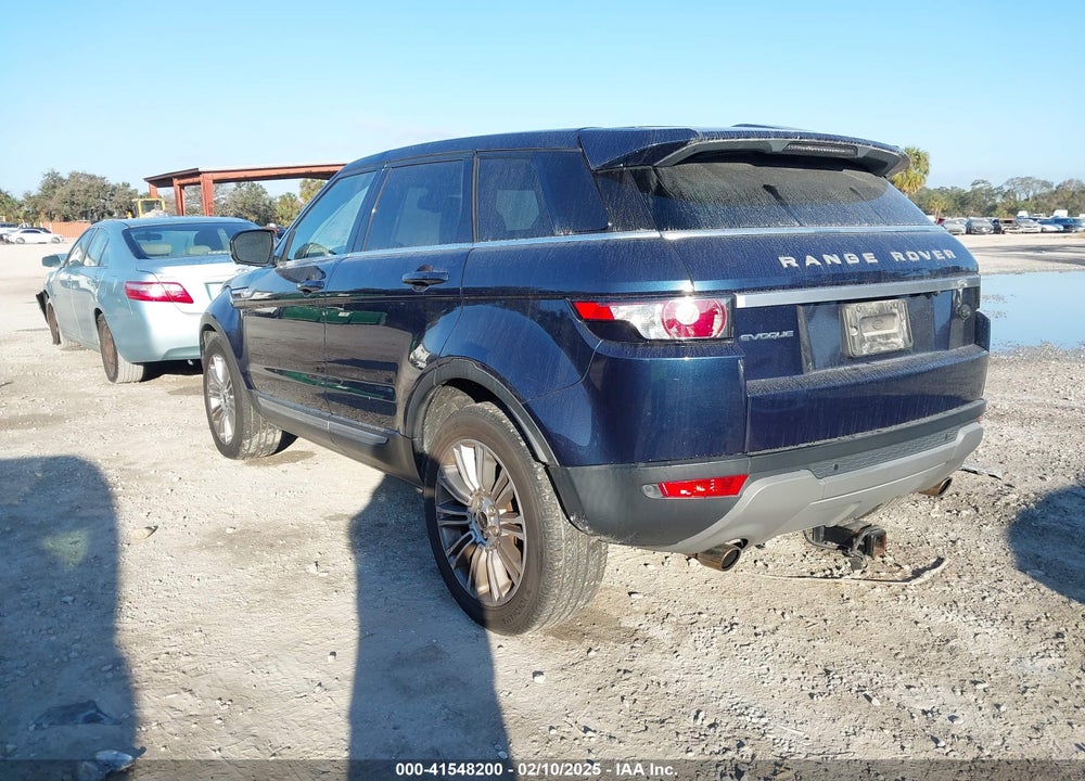 2012 LAND ROVER RANGE ROVER EVOQUE VIN: SALVV2BG7CH654490