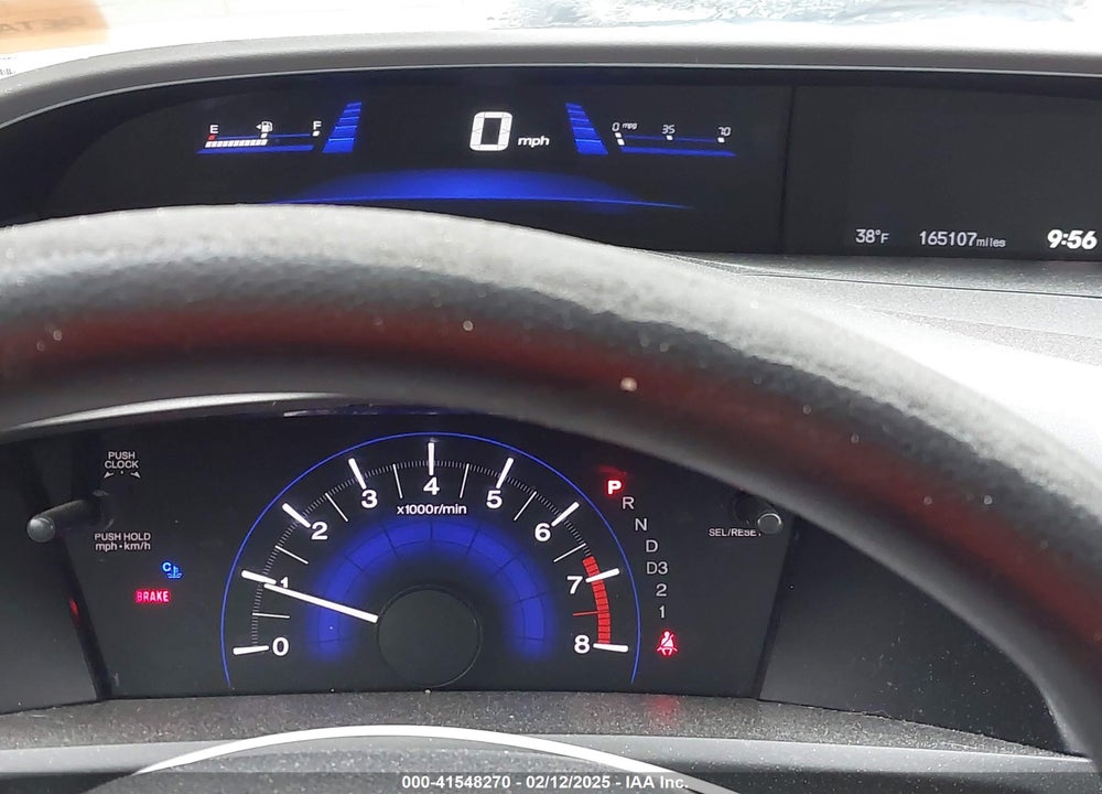 2012 HONDA CIVIC EX VIN: 19XFB2F84CE370831