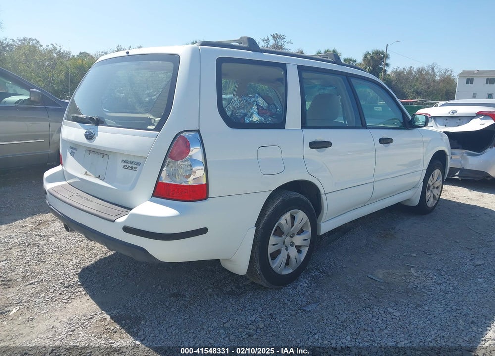 2008 SUBARU FORESTER 2.5X VIN: JF1SG63698H704479