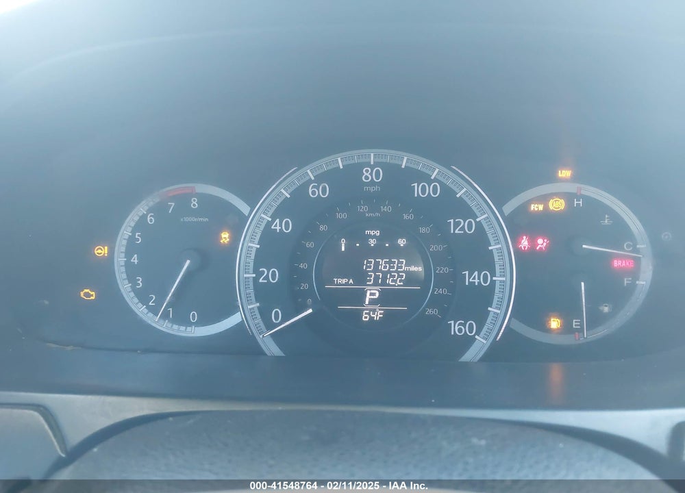 2013 HONDA ACCORD VIN: 1HGCR2F8XDA006627