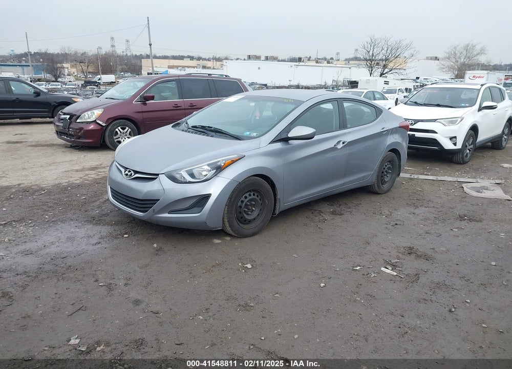 2016 HYUNDAI ELANTRA VIN: 5NPDH4AE0GH750779
