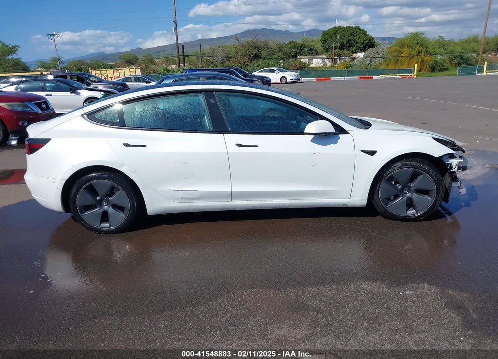 2022 TESLA MODEL 3 REAR-WHEEL DRIVE VIN: 5YJ3E1EA1NF241533