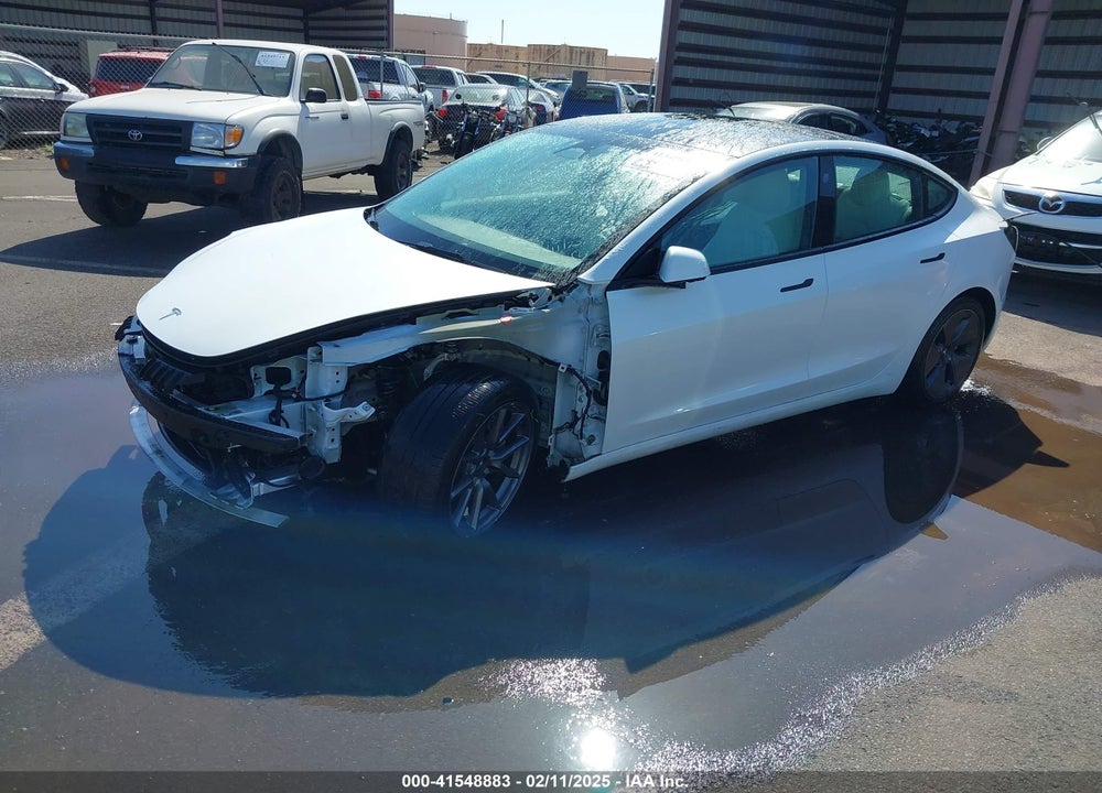 2022 TESLA MODEL 3 REAR-WHEEL DRIVE VIN: 5YJ3E1EA1NF241533