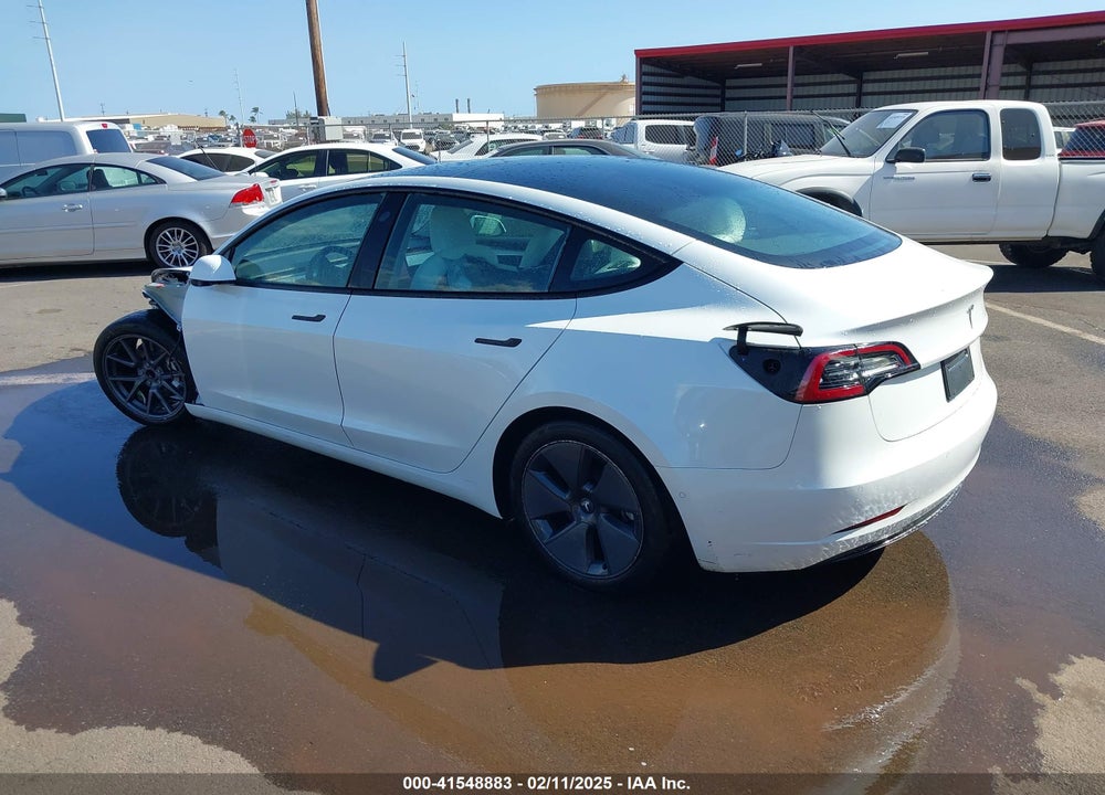 2022 TESLA MODEL 3 REAR-WHEEL DRIVE VIN: 5YJ3E1EA1NF241533