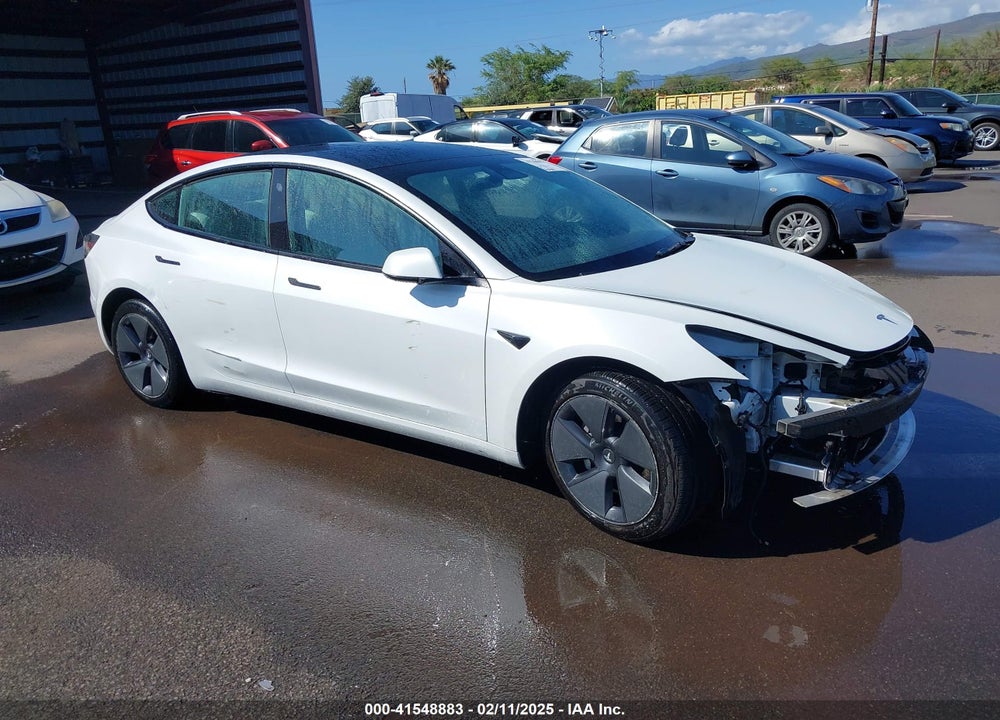 2022 TESLA MODEL 3 REAR-WHEEL DRIVE VIN: 5YJ3E1EA1NF241533