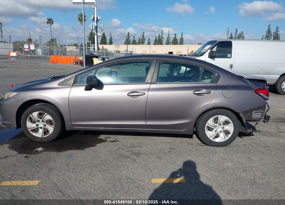 2014 HONDA CIVIC VIN: 19XFB2F53EE216278