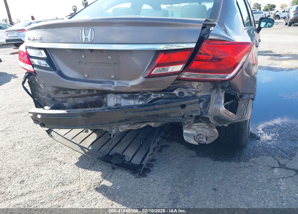 2014 HONDA CIVIC VIN: 19XFB2F53EE216278