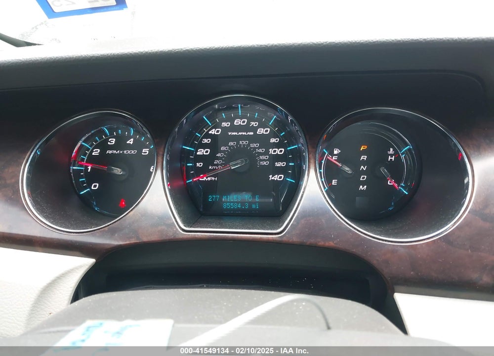 2012 FORD TAURUS SEL VIN: 1FAHP2EW9CG134479