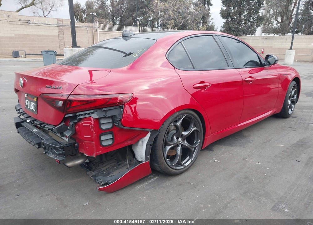 2023 ALFA ROMEO GIULIA VIN: ZARFAMBN3P7671600