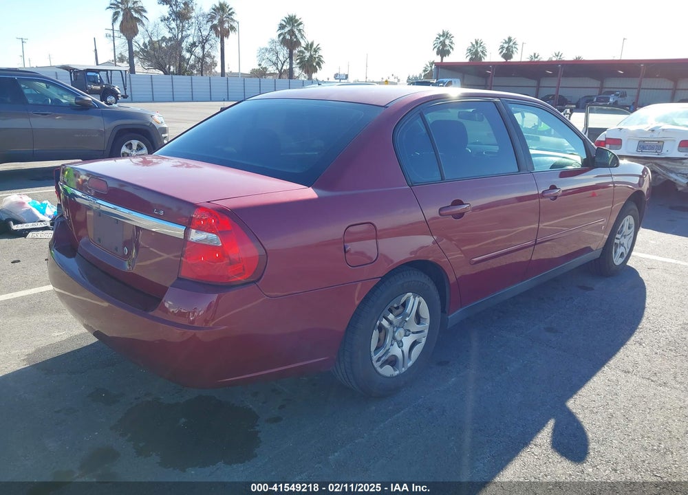 2007 CHEVROLET MALIBU LS VIN: 1G1ZS58F77F278739