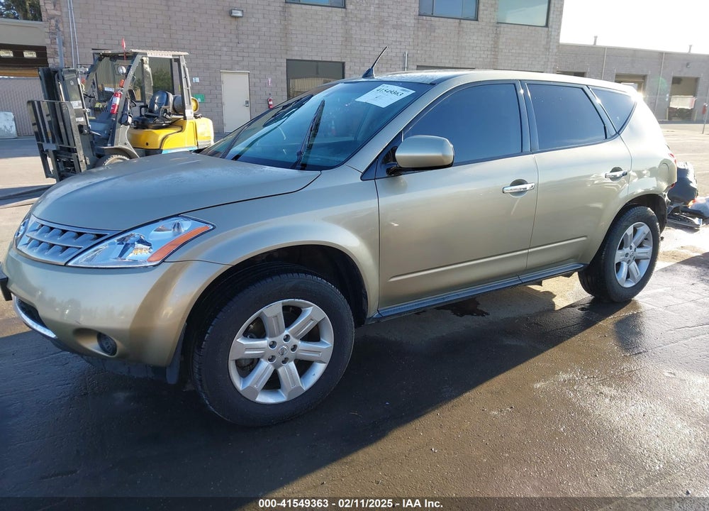 2006 NISSAN MURANO VIN: JN8AZ08T46W400307
