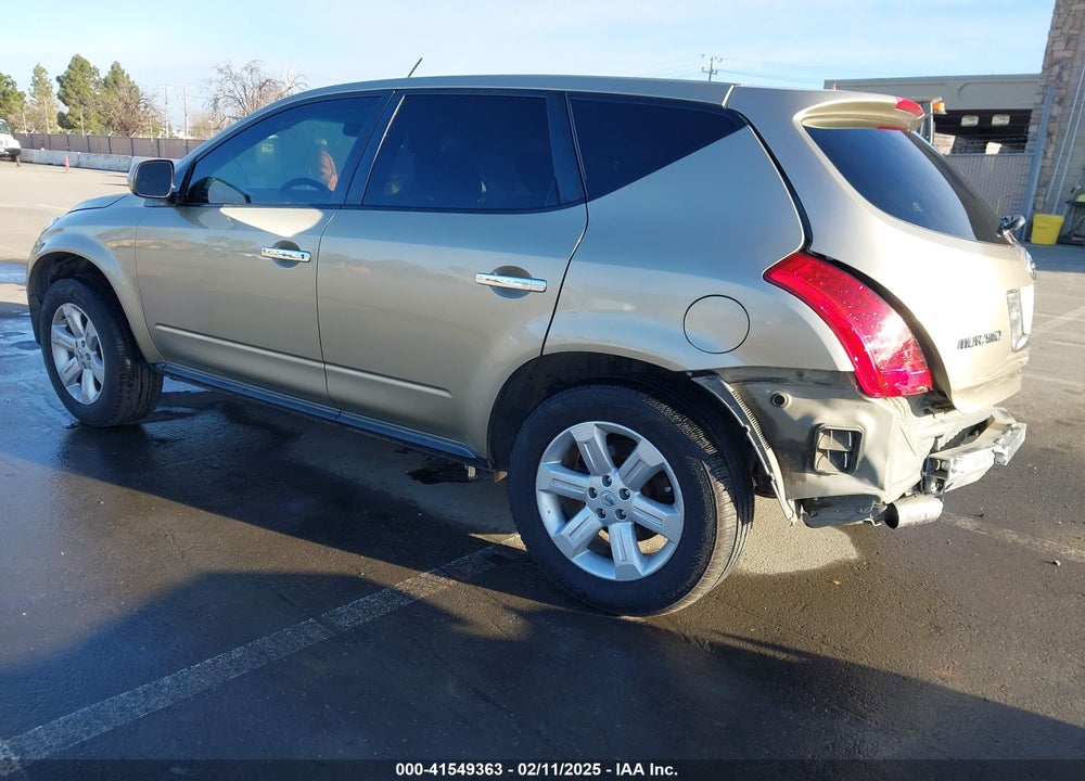 2006 NISSAN MURANO VIN: JN8AZ08T46W400307